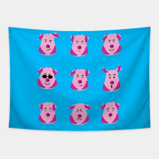 Piggy Tapestry by Mirodor