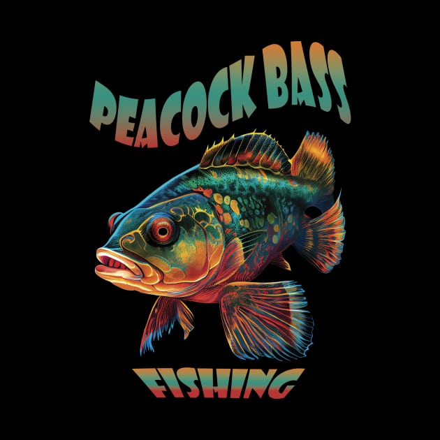 Peacock bass fishing by GreenMary Design