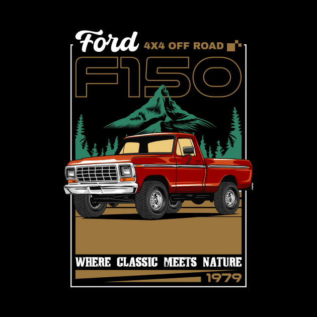 Retro F150 Pickup Car by milatees