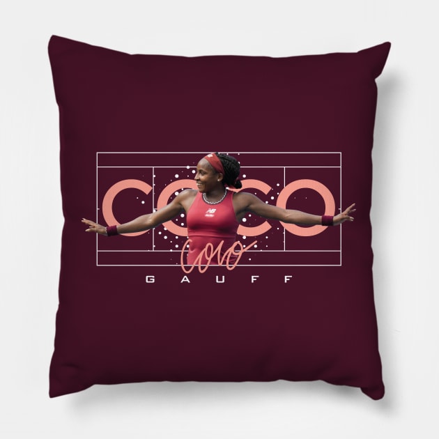 Gauff Pillow by Nagorniak