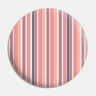 Color Block Stripes Pink and Grey Pin