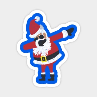 Dabbing Santa Christmas Magnet