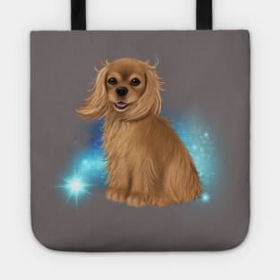 Ruby Cavalier King Charles Spaniel Gifts, Celestial Theme Tote