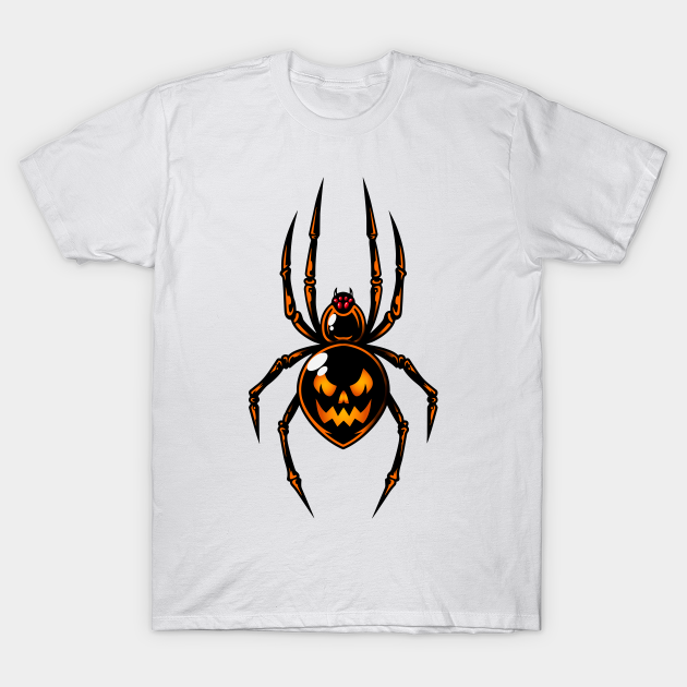 Discover Halloween Pumpkin Spider - Halloween Pumpkin Spider - T-Shirt