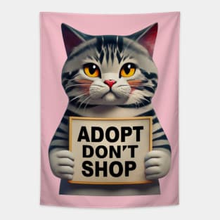 Adopt, Don't Shop! Pet Adoption Rocks Tapestry