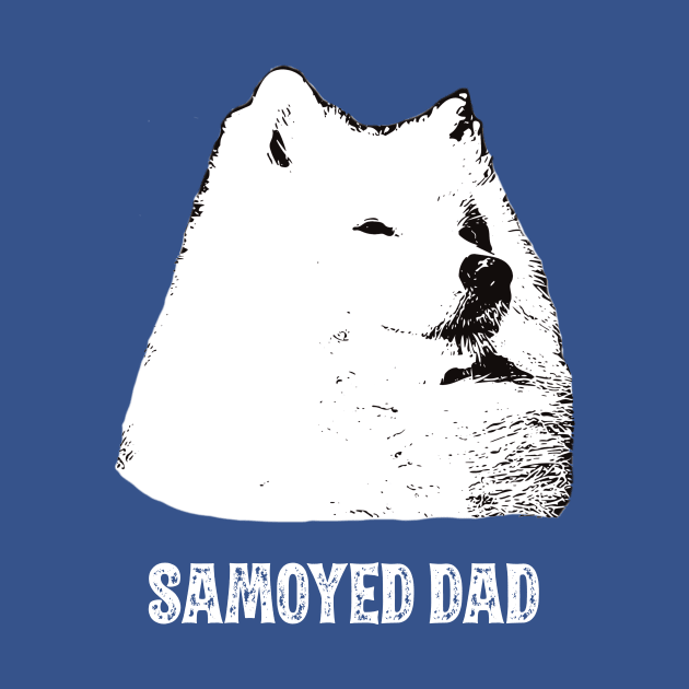 Samoyed Dad by DoggyStyles