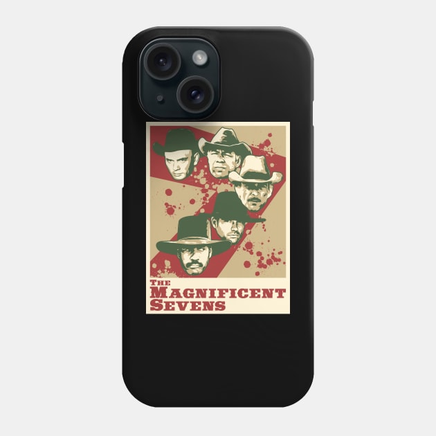 The Magnificent Sevens Phone Case by robotrobotROBOT