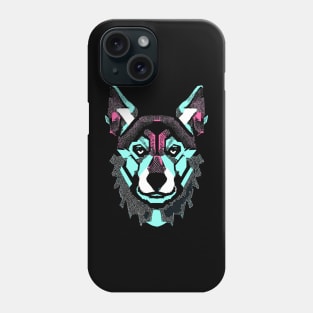 Dog ' Retro Style Geometric Phone Case