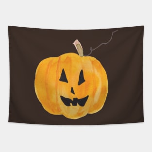 Watercolor Children's Pumpkin Tapestry