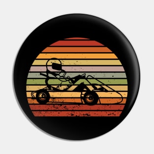 Go Kart Vintage Pin