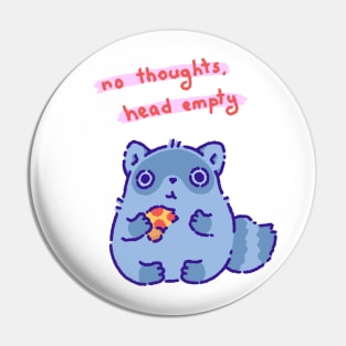 No thoughts head empty Pin