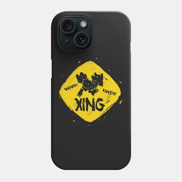 Chocobo Crossing Phone Case by SuperNakih