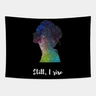 Still I rise Cosmic Girl Tapestry