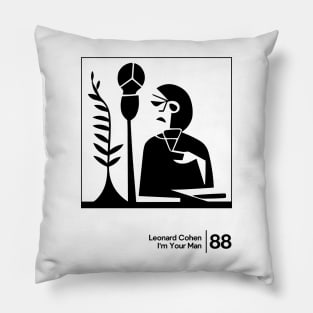 I'm Your Man - Minimal Style Illustration Artwork Pillow