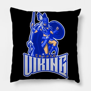 Crypto Female Viking Pillow