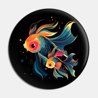 Goldfish Mothers Day Pin