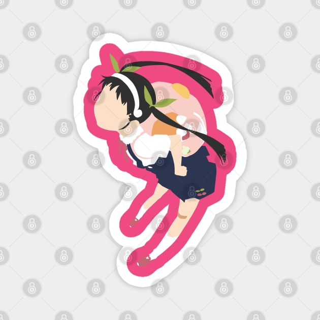 Hachikuji Minimalist Magnet by ZeroKara