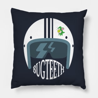 Enjoy your Bugteeth while you ride Pillow