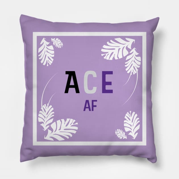 Asexual Pride Pillow by TheLonelyGoat