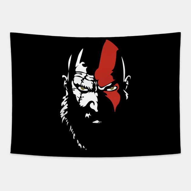 Best kratos god of war design Tapestry by Every thing