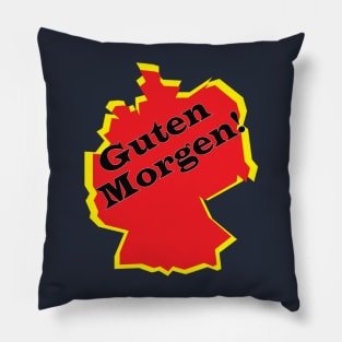 guten morgen deutsch deutschland german germany Pillow