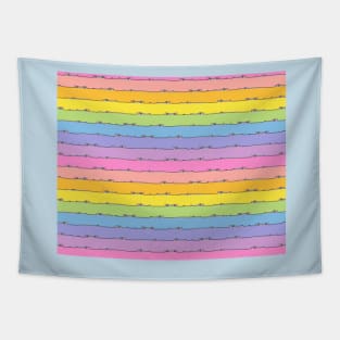 I-Spy Hippo! pastel rainbow Tapestry