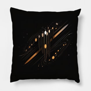 Minimalistic Geometric Illustration Pillow