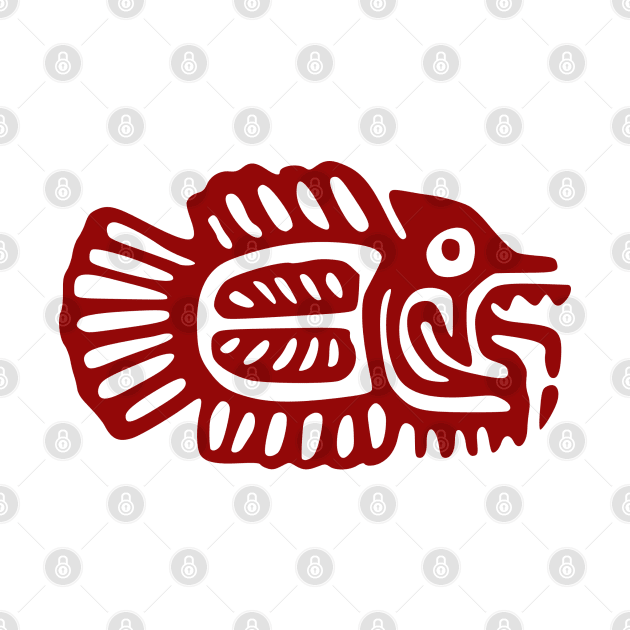 Aztec Fish by  Colorful&Goldie