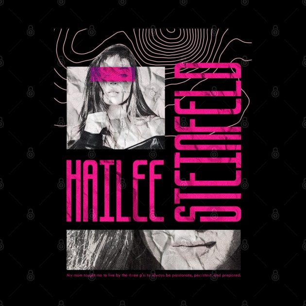 Hailee Steinfeld Music Poster Design by MairlaStore