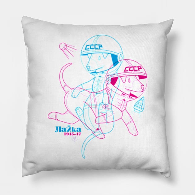 Laika Pillow by itoalon