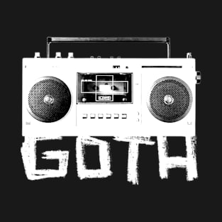 Music Vintage Goth Radio for Goth Music T-Shirt