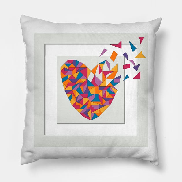 You Make My Heart Explode 2 Pillow by DavidASmith