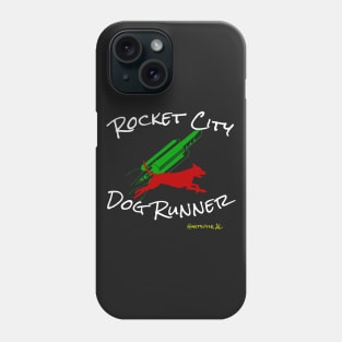 Rocket City Dog Runner Logo Phone Case