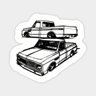 chevy mini trucks Magnet