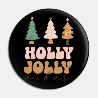 Holly Jolly Merry Christmas Pin