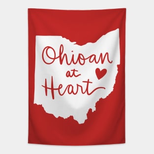 Ohioan At Heart: Ohio State Pride Calligraphy Tapestry