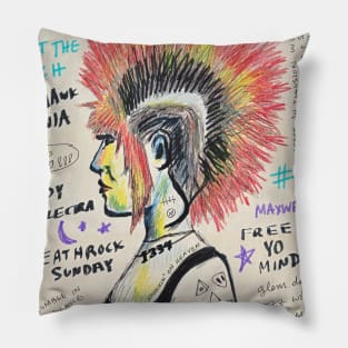 Mohawk-girl Pillow