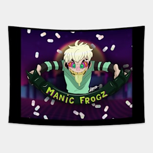 Manic Frogz Tapestry