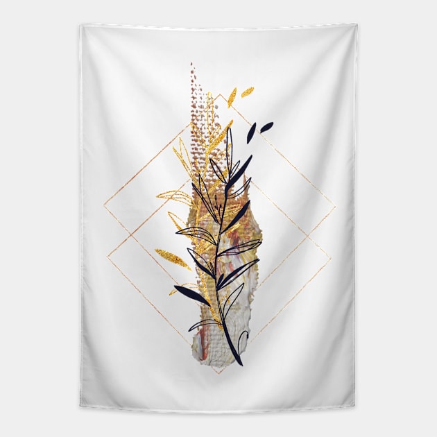 Feminine bohemian design Tapestry by NJORDUR