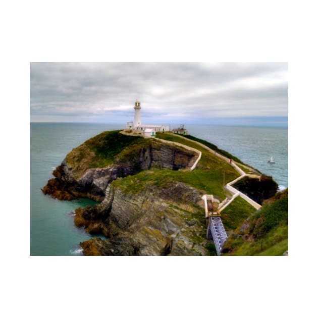 South Stack Lighthouse - Holyhead, Anglesey,  Wales. by zglenallen