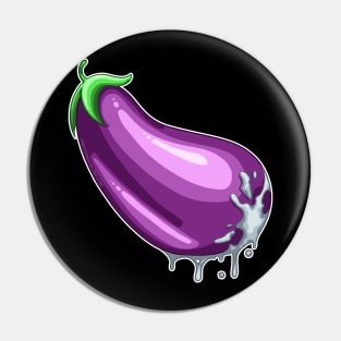 Drippy Eggplant Pin