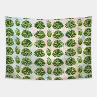 Realistic Green Leaves Pattern Tapestry