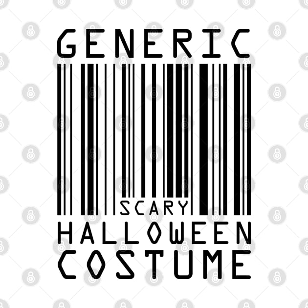 Halloween Barcode Costume (Black)[HT] by HalloweenTown