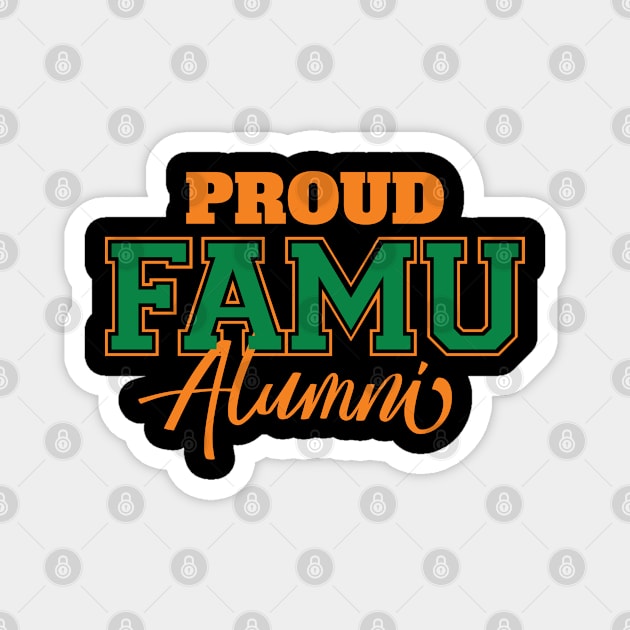 Proud FAMU Alumni Magnet by UrbanLifeApparel