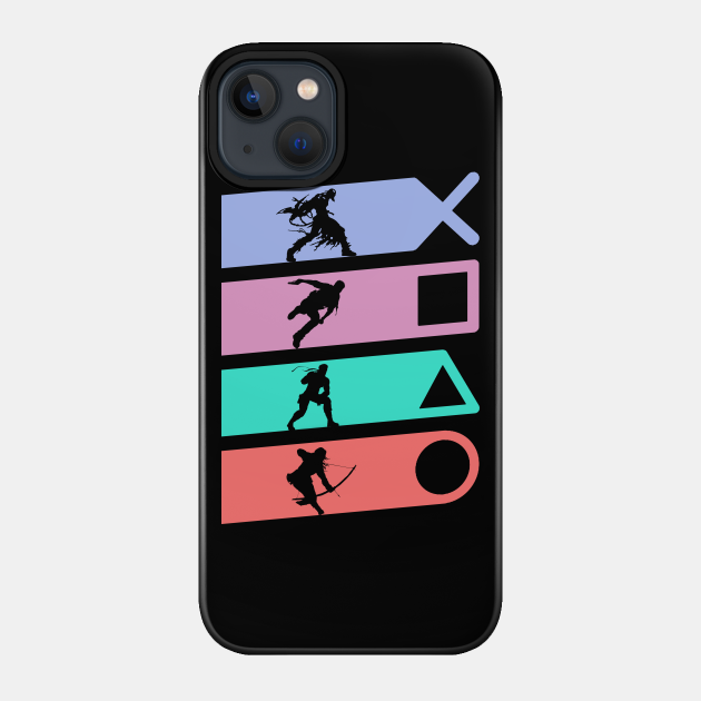 Playstation All Stars Buttons - Playstation - Phone Case