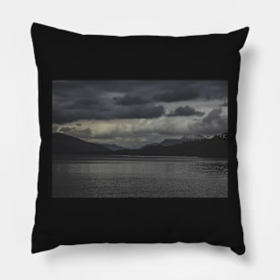 A moody view of Loch Lomond Pillow