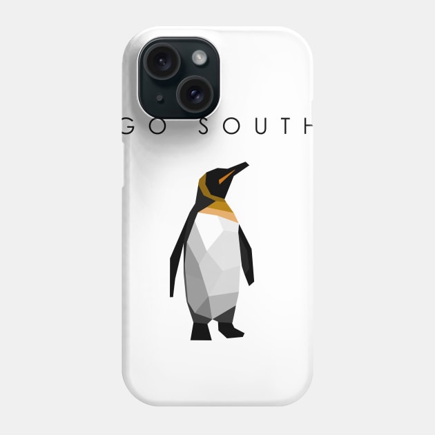 Go South - Pinguin (light only) Phone Case by MikeDrago