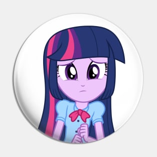 Worried Twilight Sparkle Pin