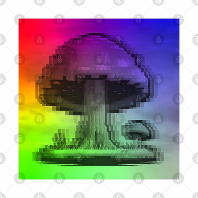 Glitched Mushroom by Th3ETHNomad 