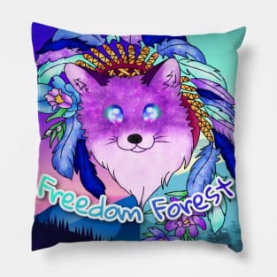 Freedom Forest Fox Pillow